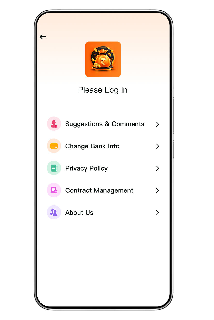 Sunny Rupee - Personal Loan account screen